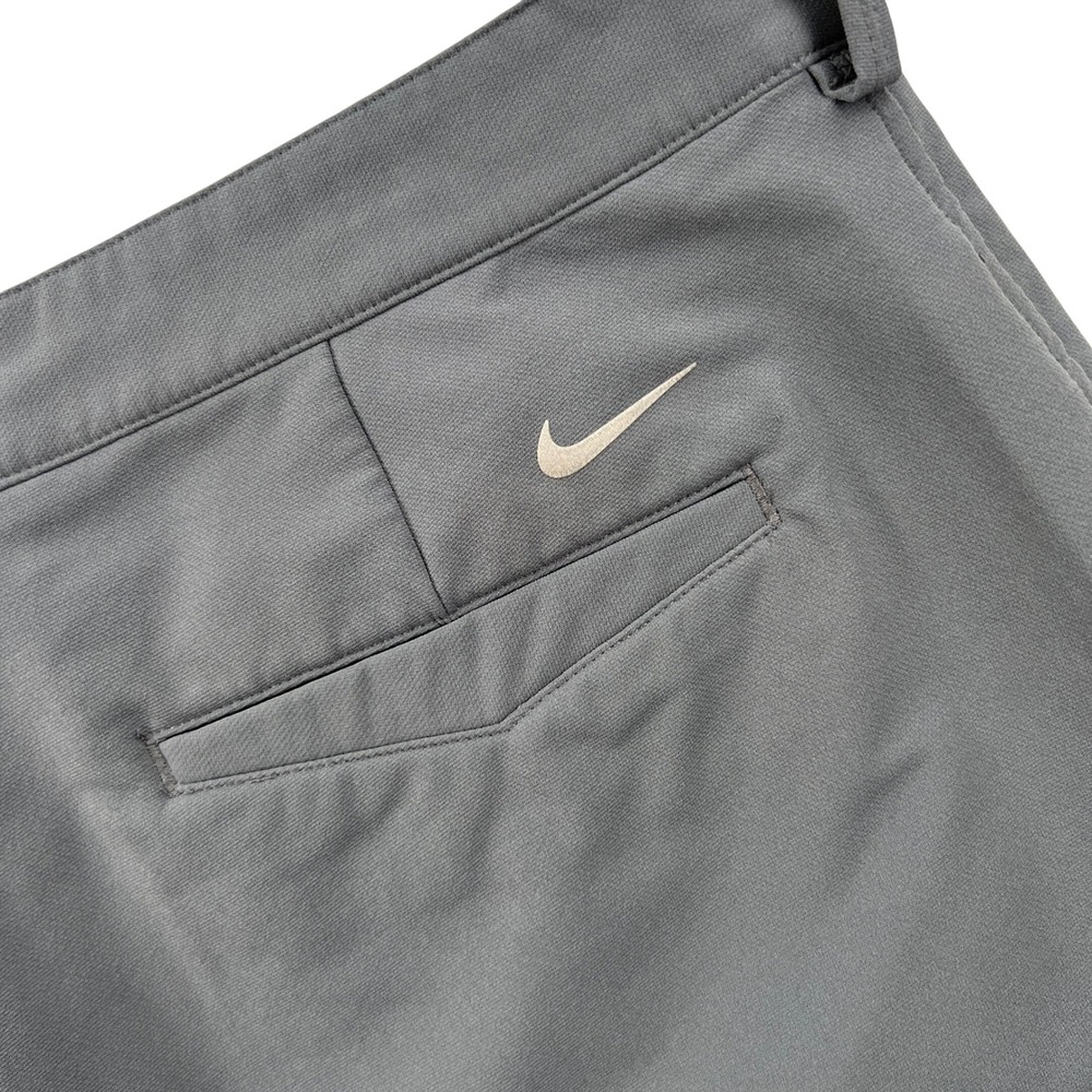 Nike Golf Tour Performance Pants Mens 38x32 Gray Dri-FIT Flat Front Travel